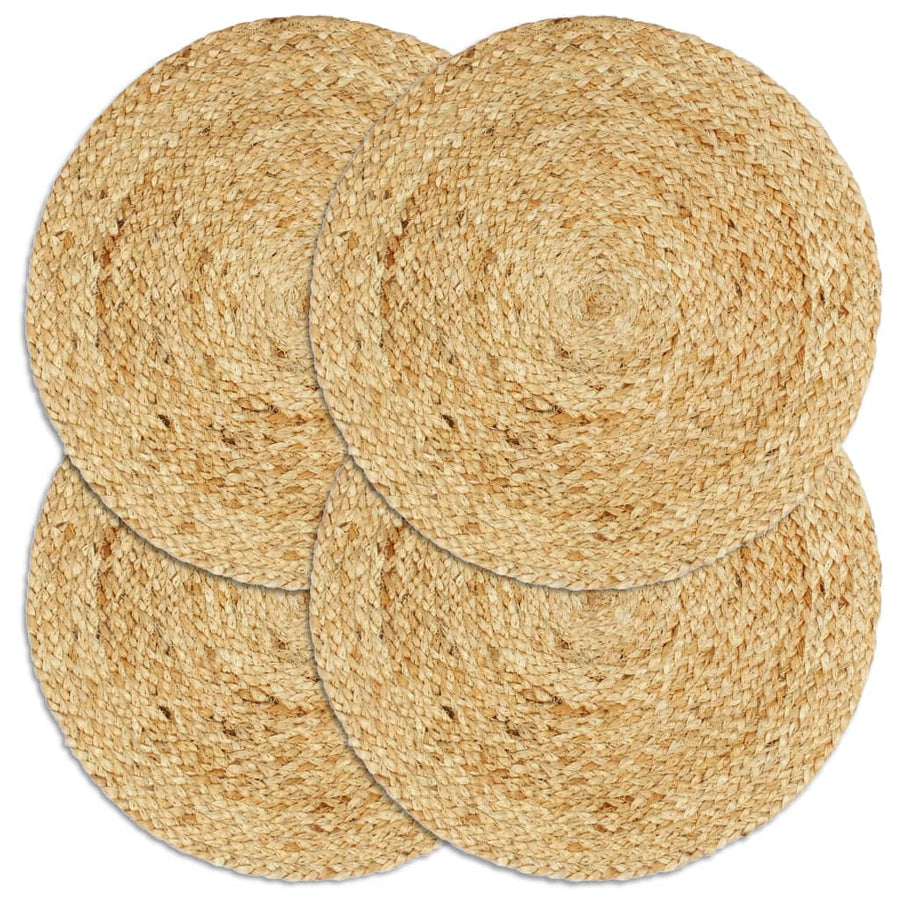 Placemats Rond 38 Cm Natuurlijk 4