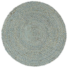 Placemats Rond 38 Cm 4 Olijfgroen Jute