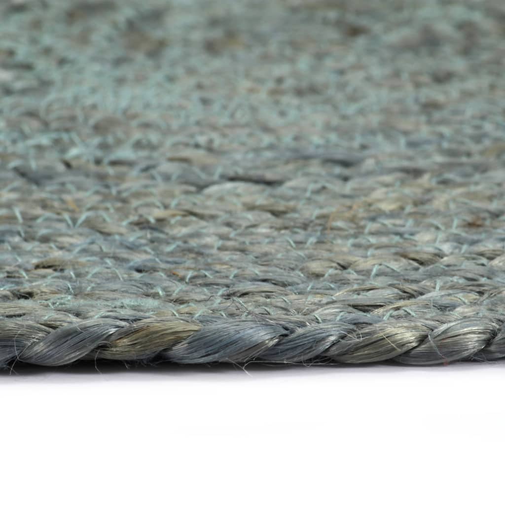 Placemats Rond 38 Cm 4 Olijfgroen Jute