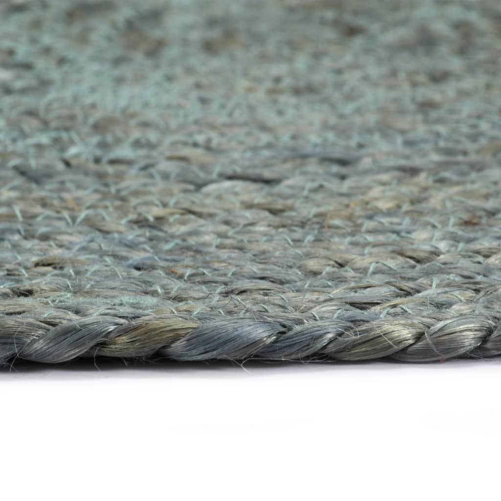 Placemats Rond 38 Cm 6 Olijfgroen Jute