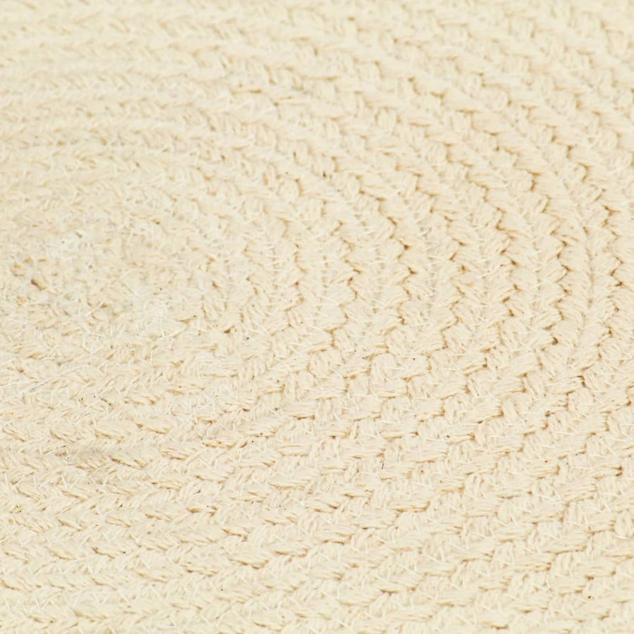 Placemats 6 St Rond 38 Cm Katoen Natuurlijk Bruin