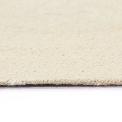 Placemats 6 St Rond 38 Cm Katoen Natuurlijk Bruin