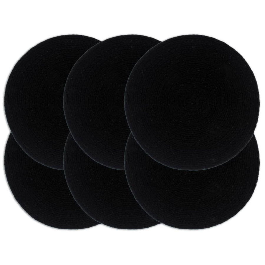 Placemats Rond 38 Cm Effen 6