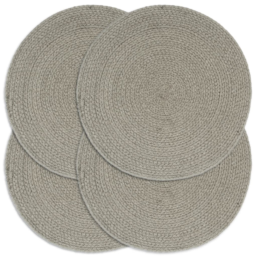 Placemats Rond 38 Cm Effen 4