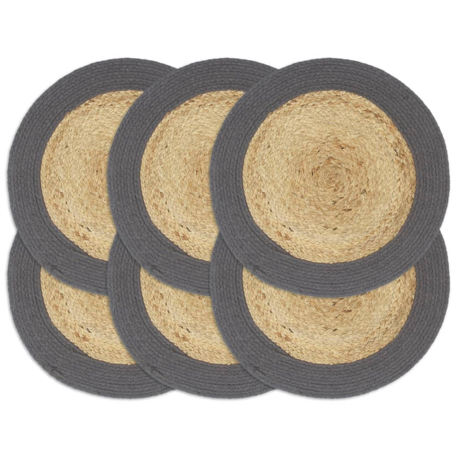 Placemats 38 Cm Natuurlijk En 6