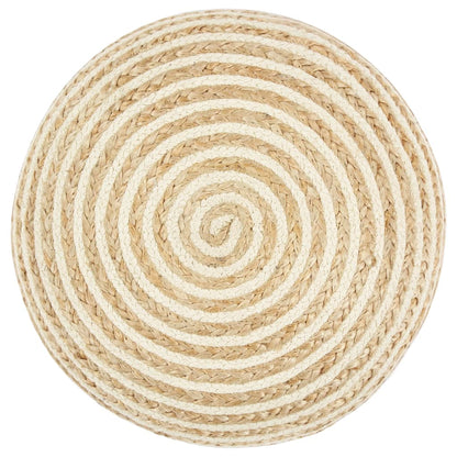 Poef Handgemaakt Jute 45 x 30 cm