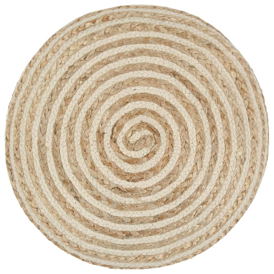 Poef Handgemaakt Jute 40 x 45 cm