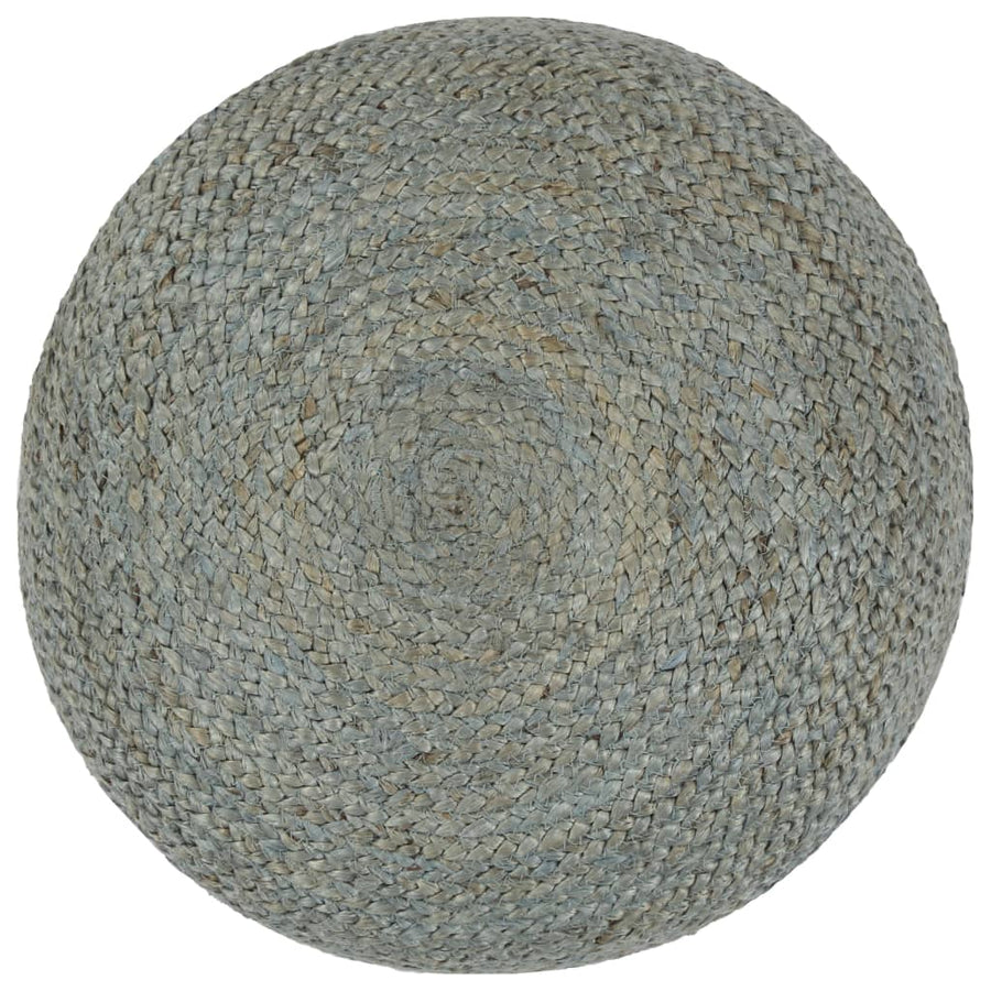 Poef Handgemaakt 45X30 Cm Jute Olijfgroen