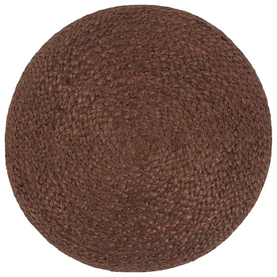 Poef Handgemaakt 40X45 Cm Jute Bruin