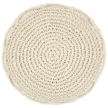 Poef Macramé Handgemaakt 45X30 Cm Katoen Patroon 3
