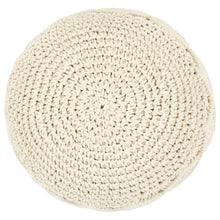 Poef Macramé Handgemaakt 45X30 Cm Katoen Patroon 4