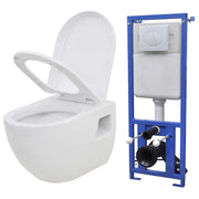Hangend toilet met verborgen stortbak 36x50x41,5 cm wit