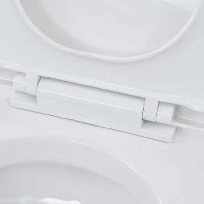 Hangend Toilet Met Verborgen Stortbak Keramiek Wit