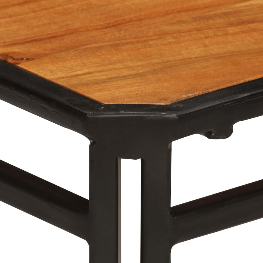 Eetkamerstoelen Massief Acaciahout Met Sheesham Afwerking 6 St