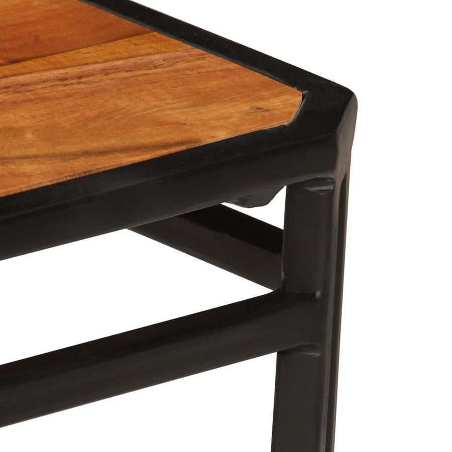 Eetkamerstoelen Massief Acaciahout Met Sheesham Afwerking 6 St