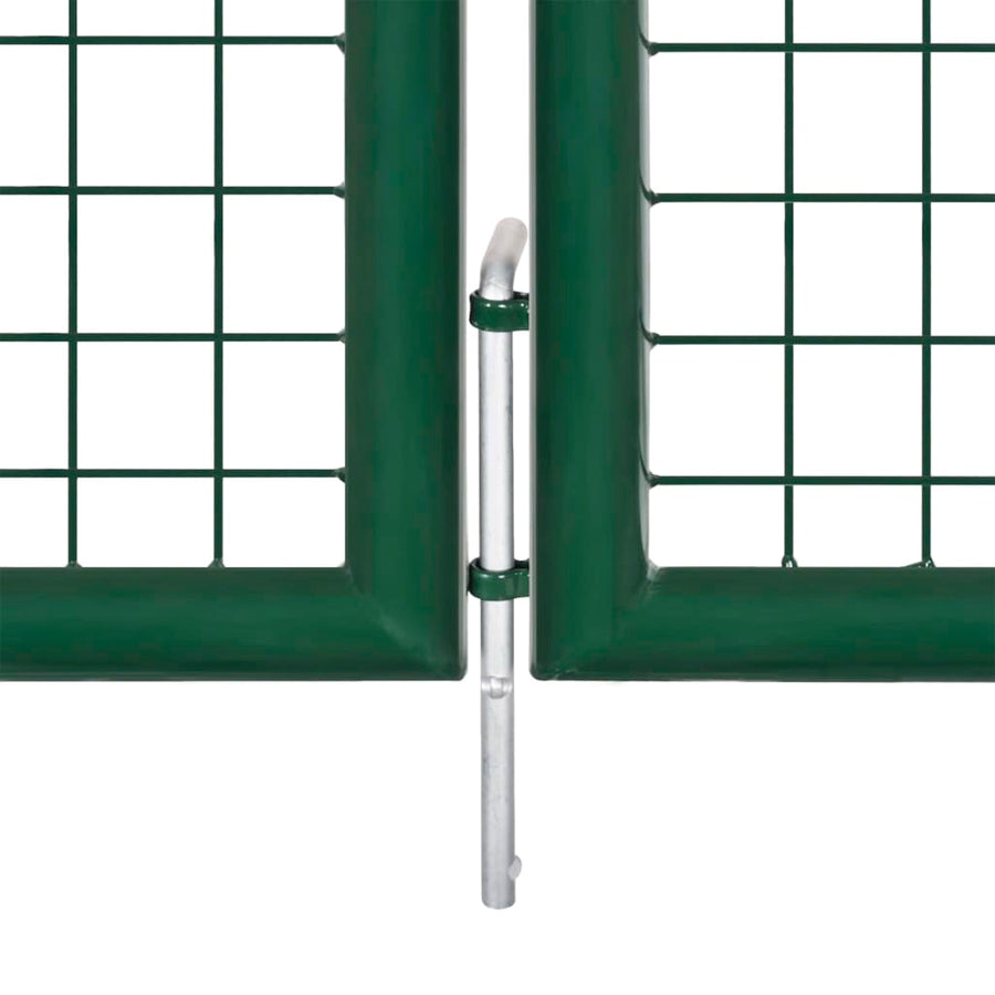 Poort Staal 350 x 75 cm Groen