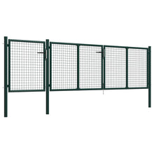Poort 400x100 cm staal groen 400 x 100 cm Groen