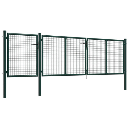 Poort 400x100 cm staal groen 400 x 100 cm Groen