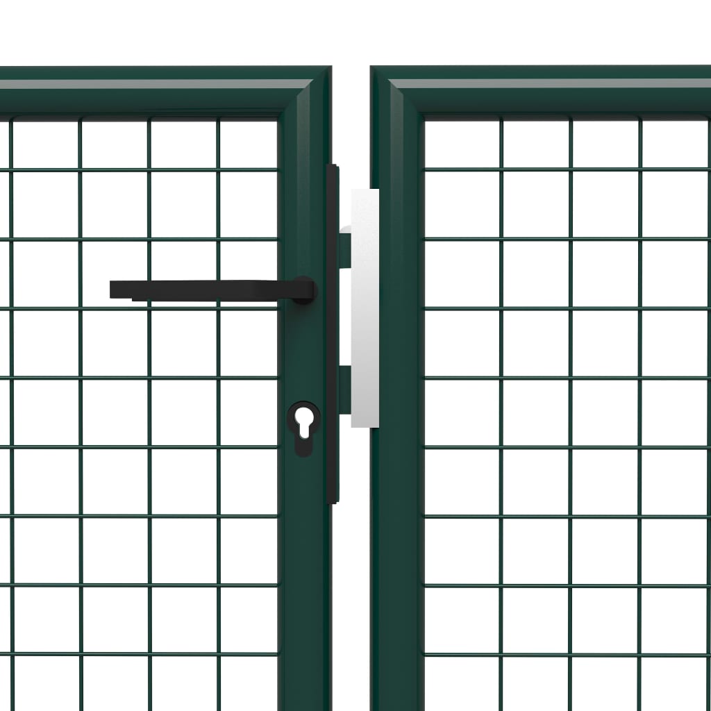 Poort 400x100 cm staal groen 400 x 100 cm Groen