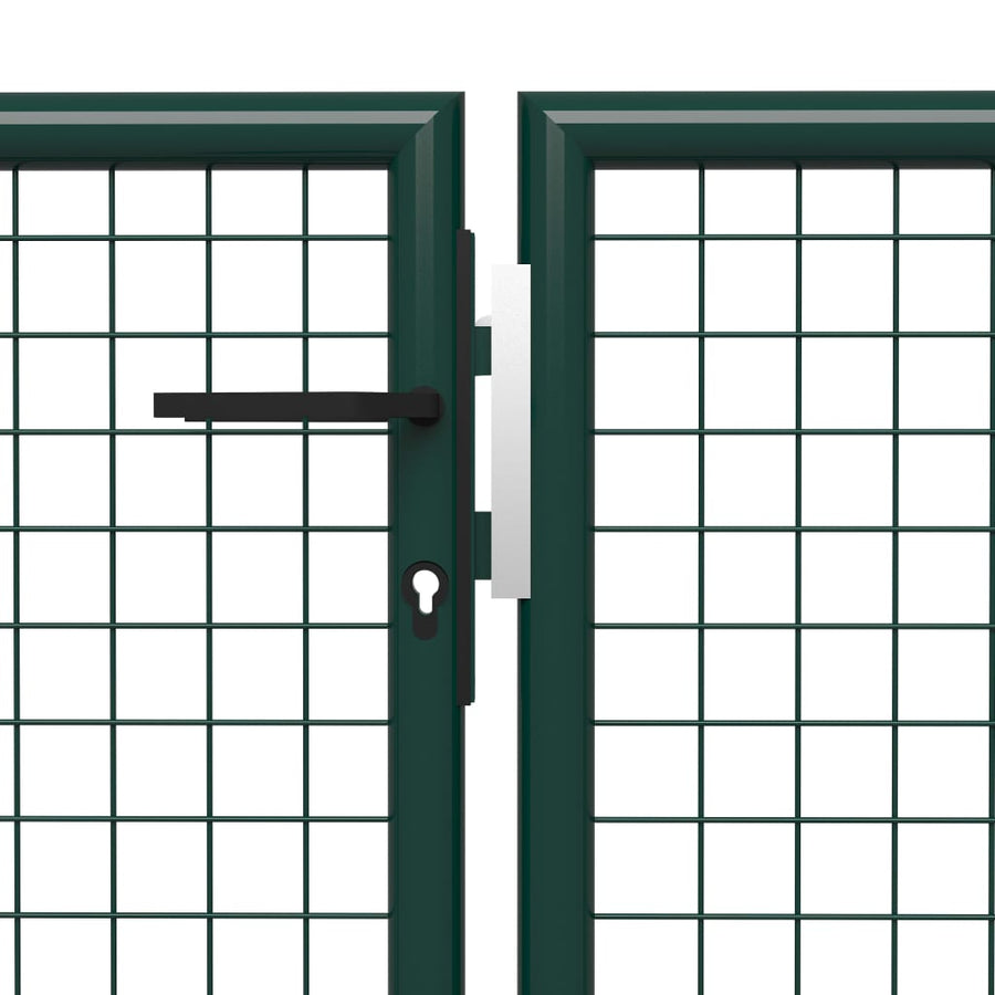 Poort 400x100 cm staal groen 400 x 100 cm Groen