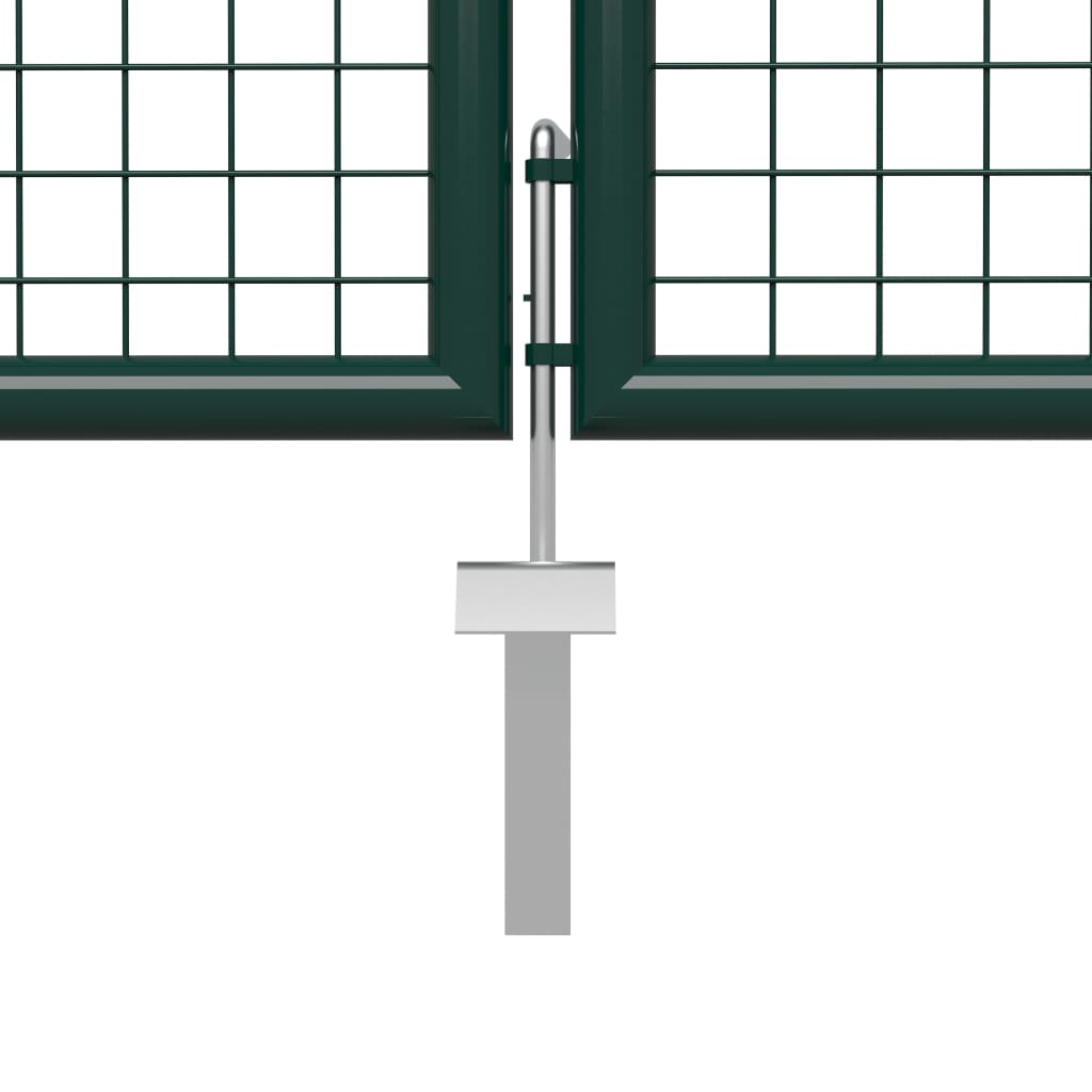 Poort 400x100 cm staal groen 400 x 100 cm Groen