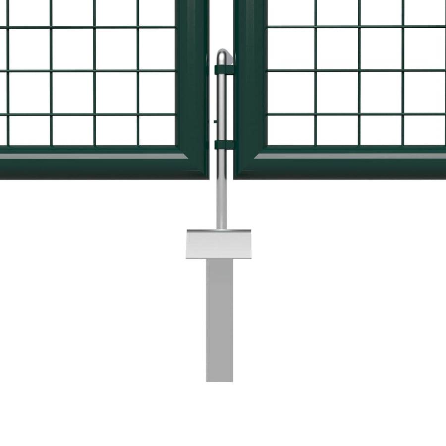 Poort 400x100 cm staal groen 400 x 100 cm Groen