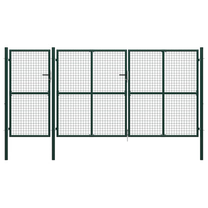 Tuinpoort Staal 400 x 200 cm Groen