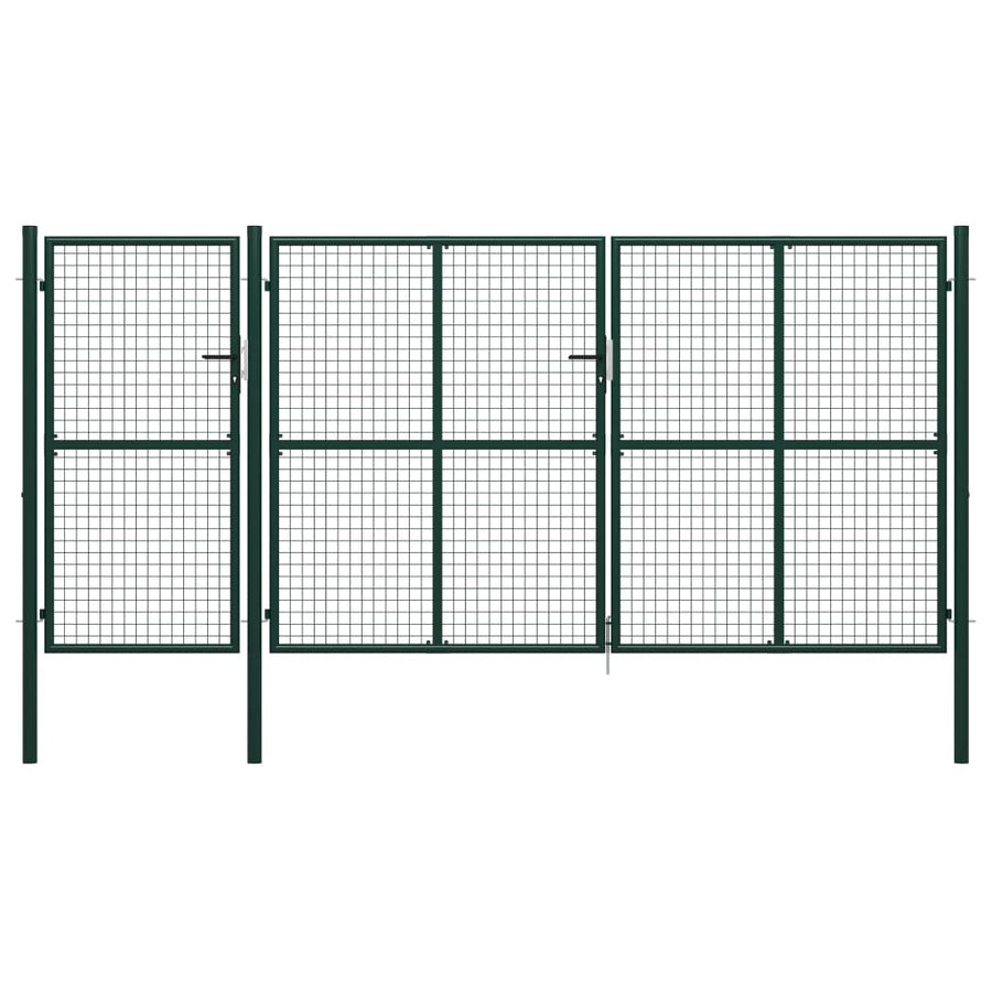 Tuinpoort Staal 400 x 200 cm Groen