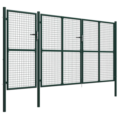 Tuinpoort Staal 400 x 200 cm Groen
