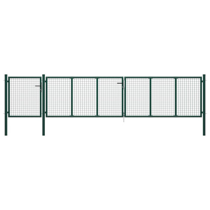 Poort 500x100 cm staal groen 500 x 100 cm Groen