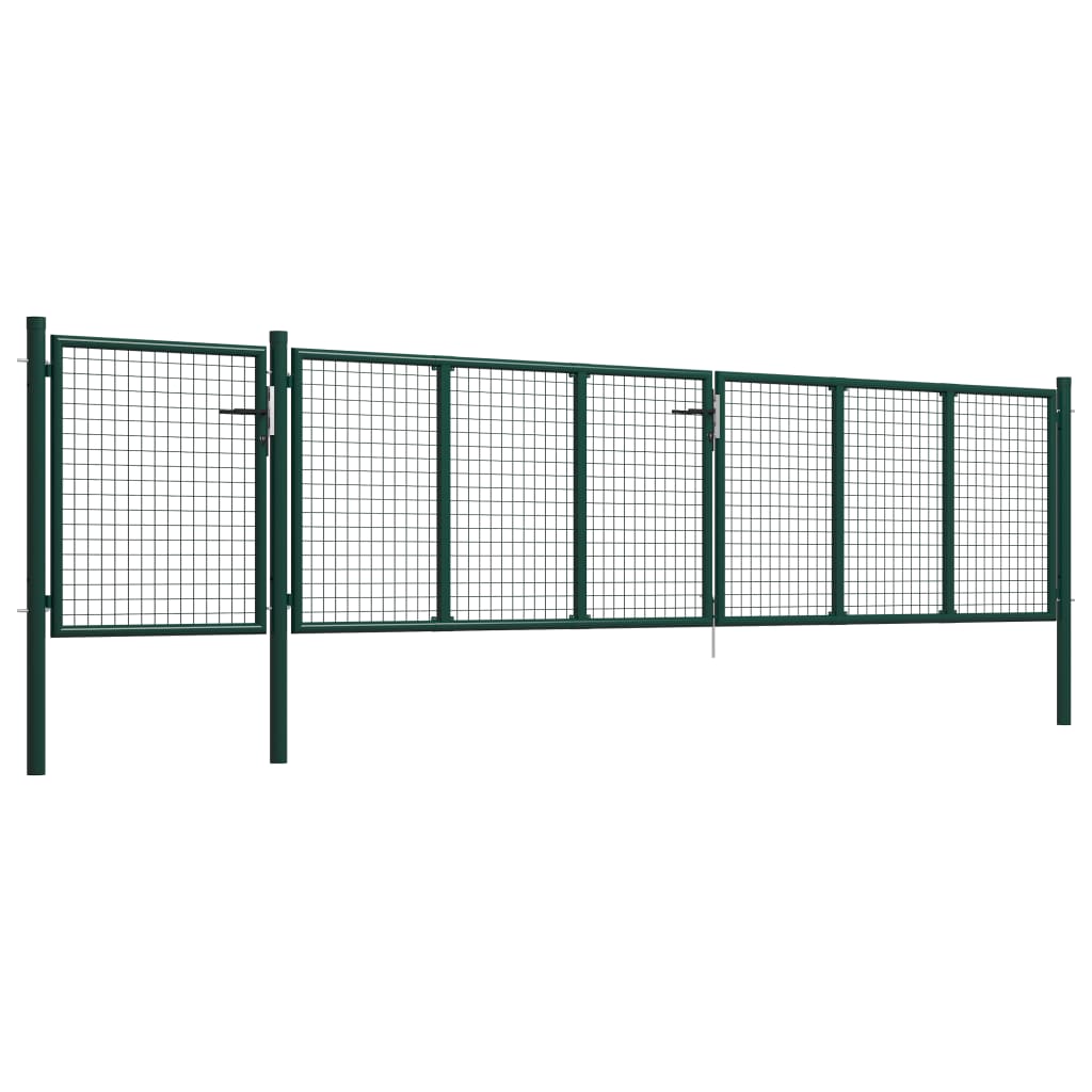 Poort 500x100 cm staal groen 500 x 100 cm Groen