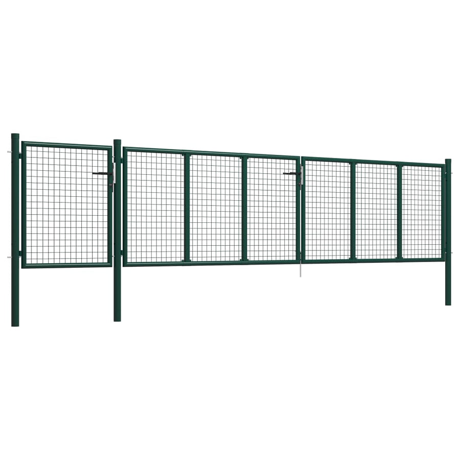 Poort 500x100 cm staal groen 500 x 100 cm Groen