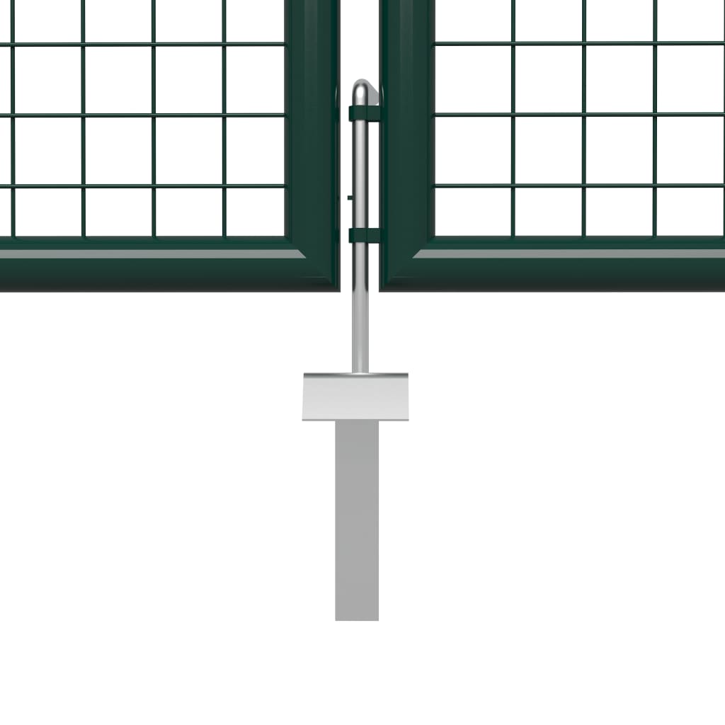 Poort 500x100 cm staal groen 500 x 100 cm Groen