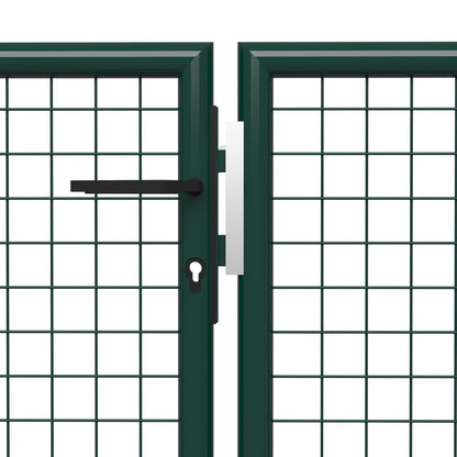 Poort 500x100 cm staal groen 500 x 100 cm Groen