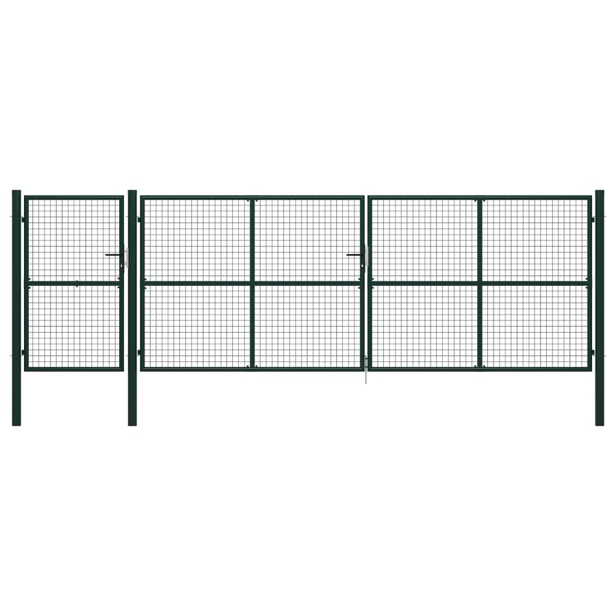 Tuinpoort Staal 500 x 150 cm Groen