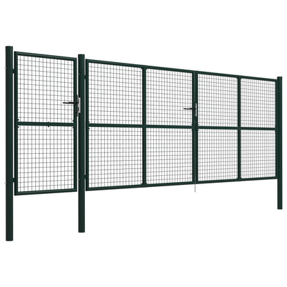Tuinpoort Staal 500 x 150 cm Groen