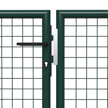 Tuinpoort Staal 500 x 150 cm Groen