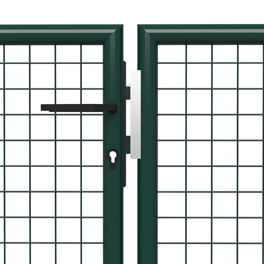 Tuinpoort Staal 500 x 150 cm Groen