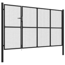 Poort Staal 350 x 150 cm Antraciet