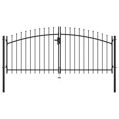 Hekpoort Dubbele Deur Met Speren Bovenkant 300X150 Cm 300 x 150 cm