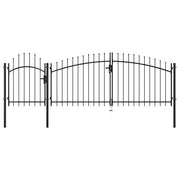 Poort 2,25x2 m staal zwart