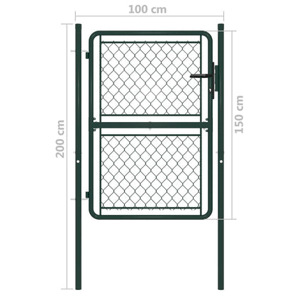 Poort Staal 100 x 150 cm