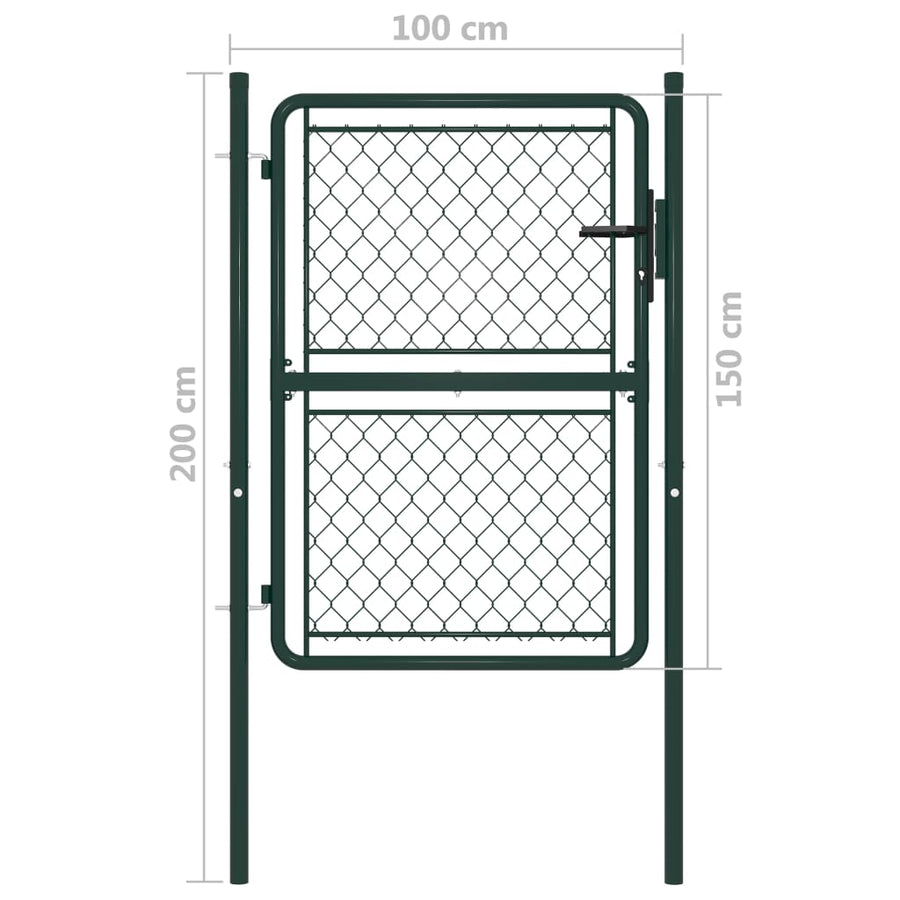 Poort Staal 100 x 150 cm