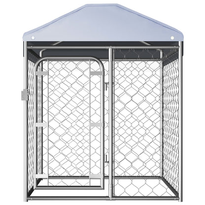 Hondenkennel Voor Buiten Met Dak 100x100x125 cm