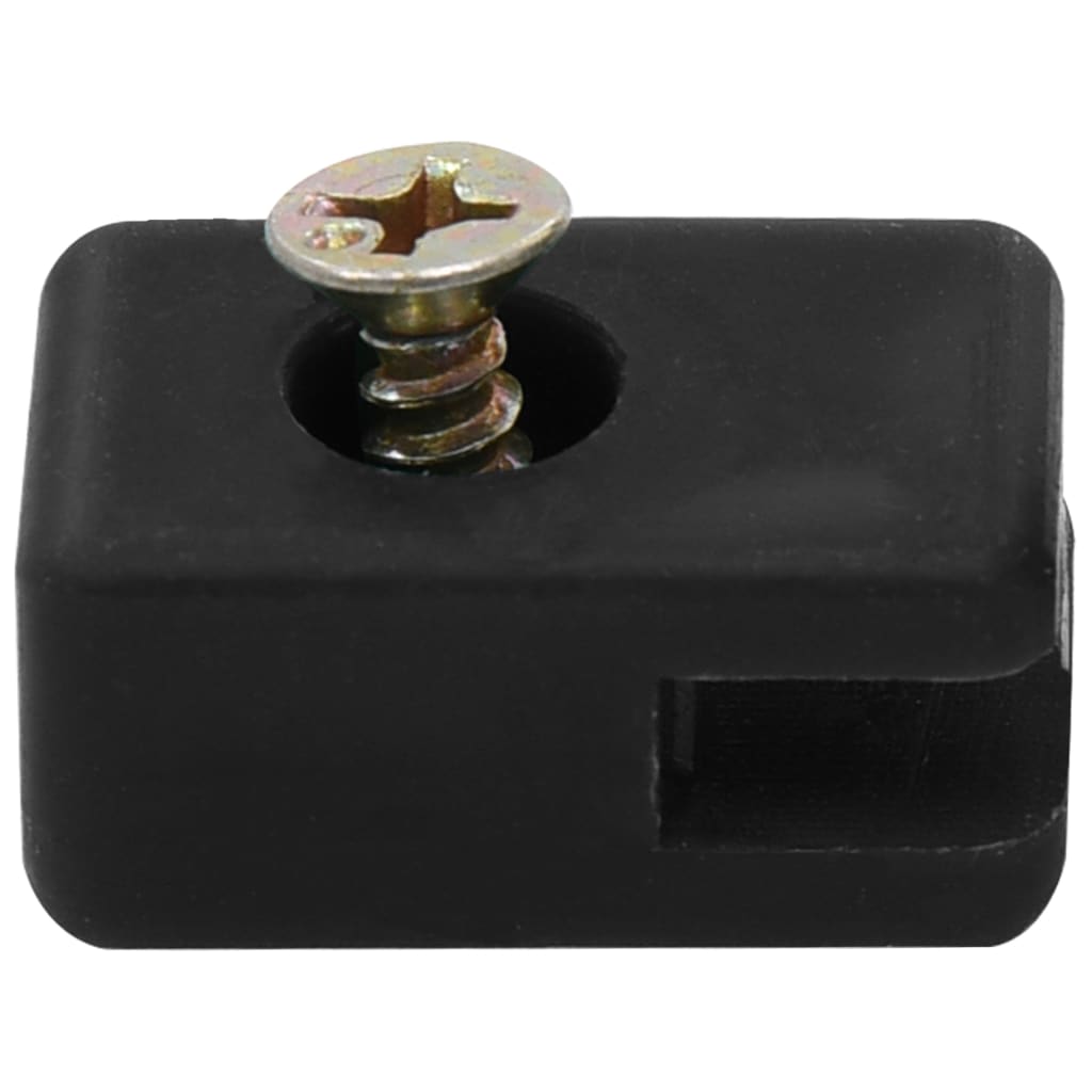 Spandraadhouder Met Schroef 100 Sets Antraciet