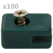Spandraadhouder 100 sets groen