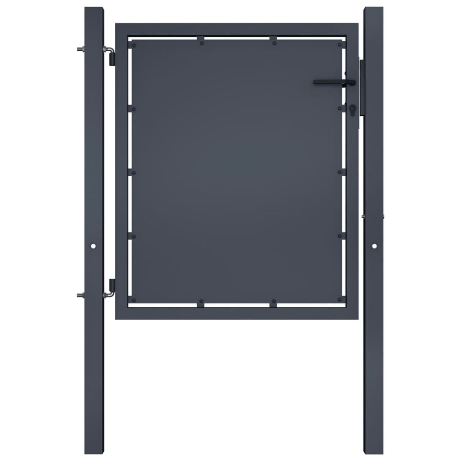 Poort Staal Antraciet 100 x 75 cm