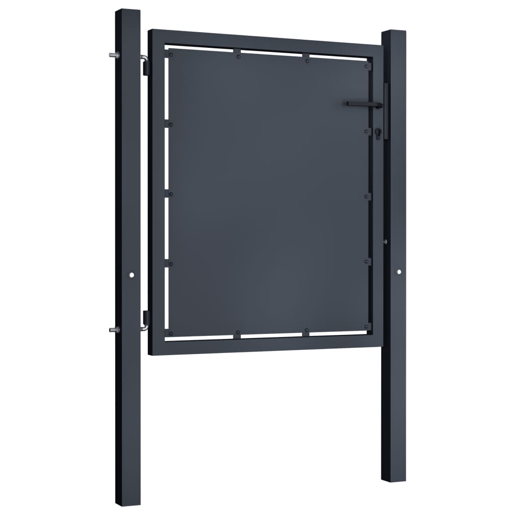 Poort Staal Antraciet 100 x 75 cm