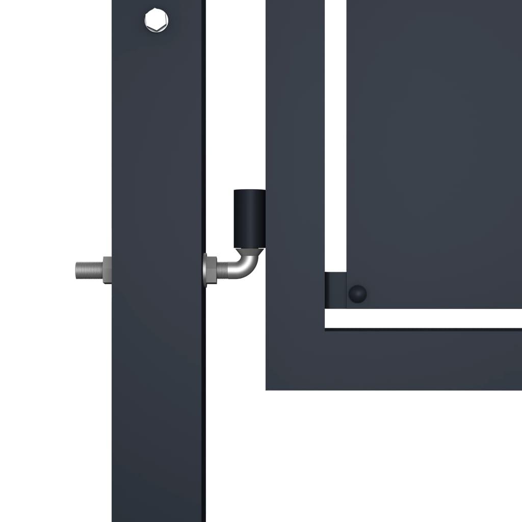 Poort 100x100 cm staal antraciet 100 x 100 cm