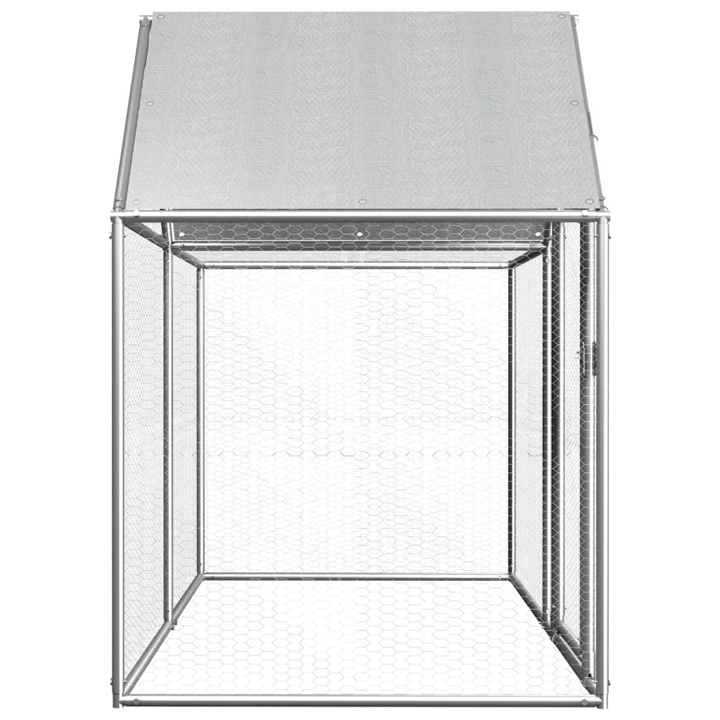 Kippenren 2X1X1,5 M Gegalvaniseerd Staal 2 x 1 x 1.5 m